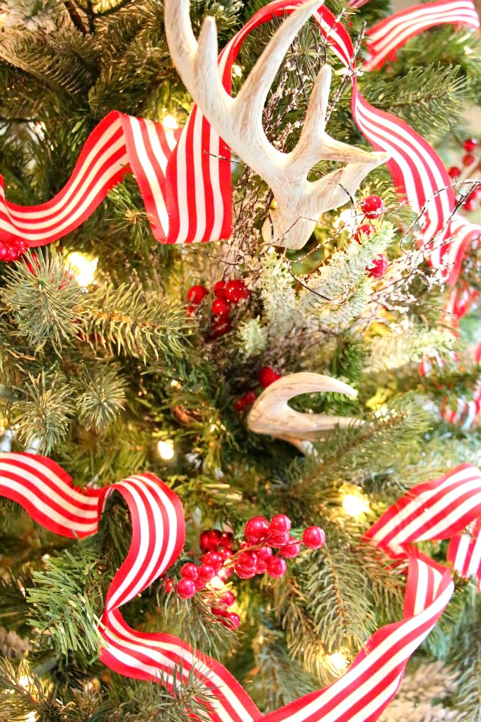 Plaid tree with ribbon Plaid tree with ribbon