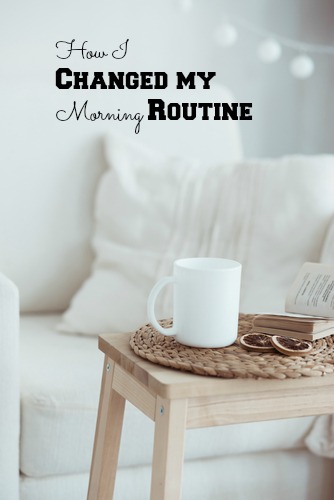 How I changed my morning routine www.jennelyinteriors.com