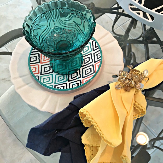 Dishes from Target and Pier 1 make a lovely summer arrangement that buyers are looking for. www.jennelyinteriors.com