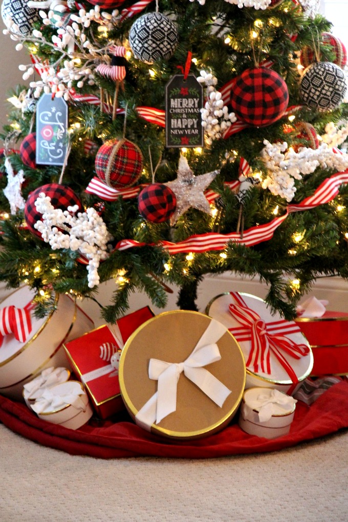 Beautiful packages finish off the look